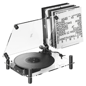 Transparent Turntable Black