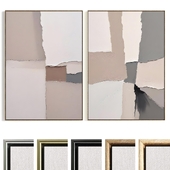 Plaster Two Photo Frame D-683