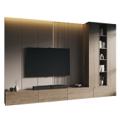 TV wall set 180