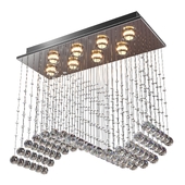 Moooni 8-Lights Modern Rectangular Chandelier