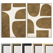 Plaster Two Photo Frame D-684