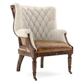 Deconstructed English Wing Chair