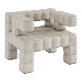 Contemporary Rectangular Armchair by 1stDIBS