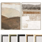 Plaster Two Photo Frame B-688