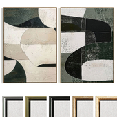 Plaster Two Photo Frame B-690