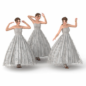 Bride 04 poses