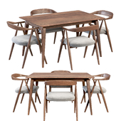 Ercol Lugo Dining Chair and table