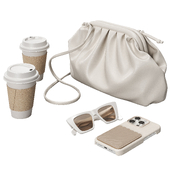 Pouch Bag & Coffee Cups