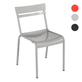 Metal chair stackable without armrests