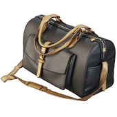 Leather travel bag