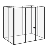 Stationary partition with swing door PROFILDOORS