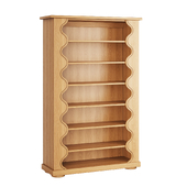 Anthropologie Katie Hodges Scalloped Bookcase