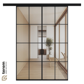 Interior door factory "Terem": sliding partitions Meta 08.12