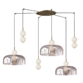 4 Marc Wood Studio Echo Cluster 6 Chandelier