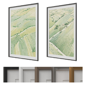 Paintings with passe-partout 16