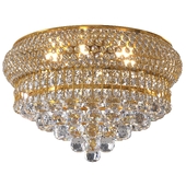 Crystal Flush Mount Chandelier Ceiling Light