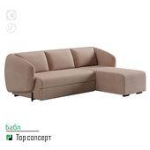 Bubble Sofa Bed with Chaise Longue