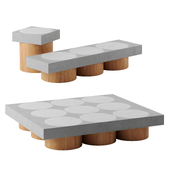 SLAB COFFEE TABLES by Benny Allan