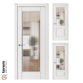 Interior door factory "Terem": interior door Savona with glass
