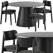 Circula Dining Table and Lalia Dining Chair