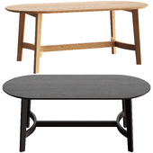 Moe's Three Dining Table