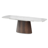 Bavaria, extendable table with ceramic tabletop