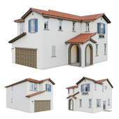 Low Poly American House 13