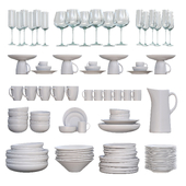 Dishes for filling kitchen units