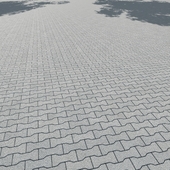 Paving stone bone seamless 4k pbr 1438