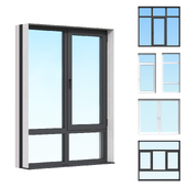 Parametric windows Reynaers MasterLine 8 Renaissance