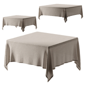 Tablecloth for a square table