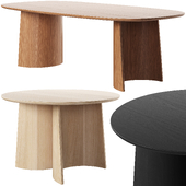 GINGER Wooden dining table by ONDARRETA