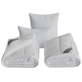 Folded duvet and pillowcases set