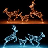 Deer from garlands