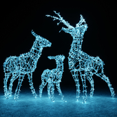 Deer from garlands