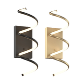 JONATHAN Y Scribble Modern Metal Integrated LED Vanity Light Sconce