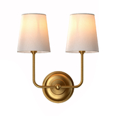 Thomas Brien Vendome Double Sconce