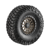 BF Goodrich Mud Terrain MT KM3, 33". Mud tires with disk