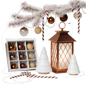 New Year's decor set 1