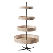 Rotating stand for selling soft children's toys or other products