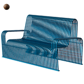 Steel bench "Rastrum"
