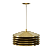 West Elm Marcus Samuelsson Layered Brass Pendant