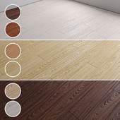 Golden Ash Parquet in 6 Variations | 5K | PBR