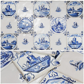 Delft Landscapes Tile DWS England