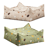 Terrazzo Square Ottoman
