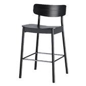 Woud bar and semi-bar stool Soma
