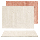 Ary Graphic Textured Wool Rug