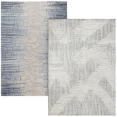 Modern Rugs LA Bonsai - Azure and Heather 12972