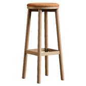 Bar stool with soft seat