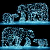 Bears from garlands